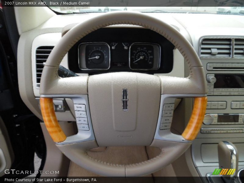 Black / Medium Camel 2007 Lincoln MKX AWD