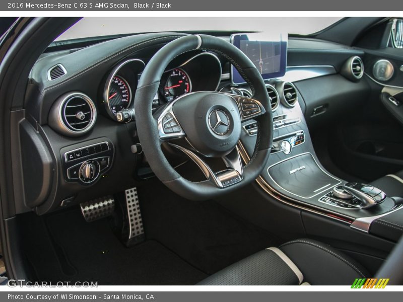 Black Interior - 2016 C 63 S AMG Sedan 