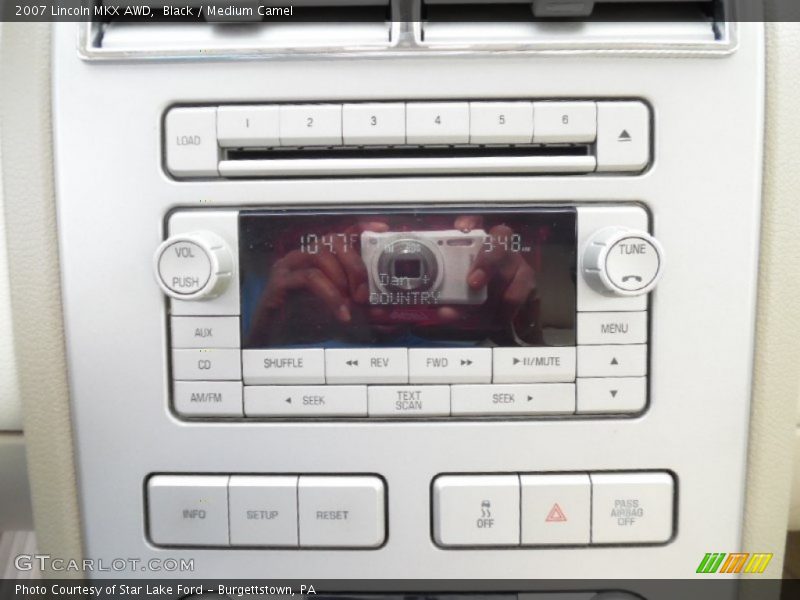 Black / Medium Camel 2007 Lincoln MKX AWD