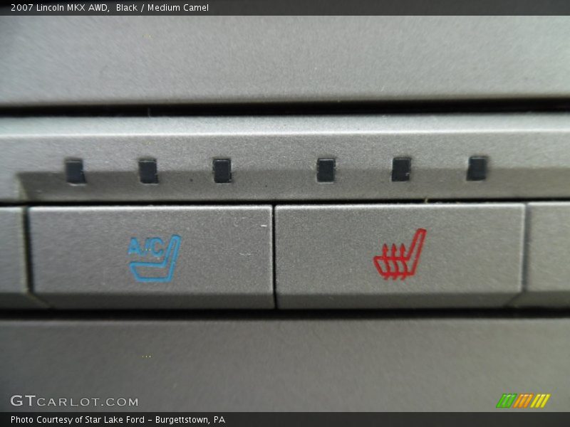 Black / Medium Camel 2007 Lincoln MKX AWD