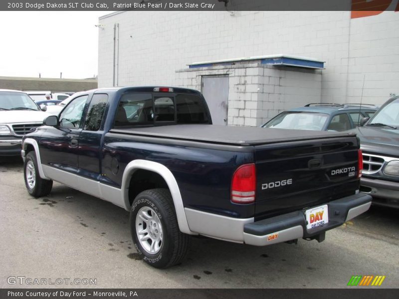 Patriot Blue Pearl / Dark Slate Gray 2003 Dodge Dakota SLT Club Cab