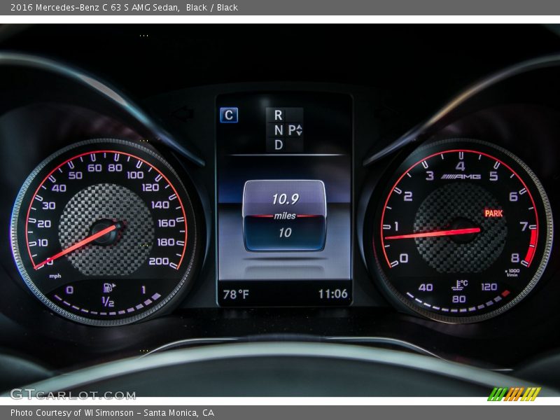  2016 C 63 S AMG Sedan 63 S AMG Sedan Gauges