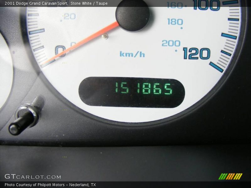 Stone White / Taupe 2001 Dodge Grand Caravan Sport