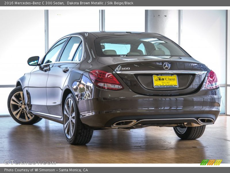 Dakota Brown Metallic / Silk Beige/Black 2016 Mercedes-Benz C 300 Sedan