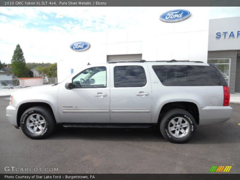 Pure Silver Metallic / Ebony 2010 GMC Yukon XL SLT 4x4