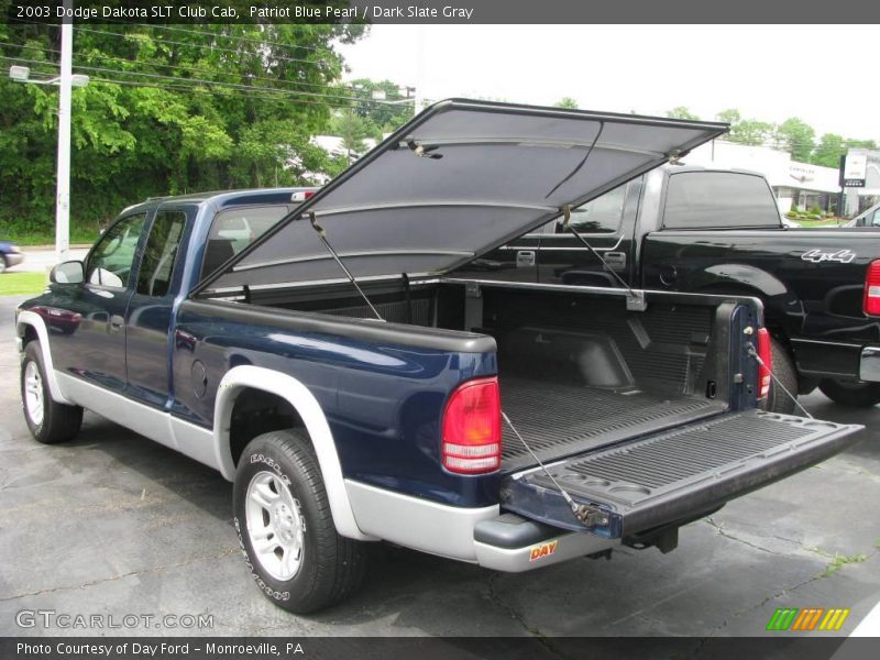 Patriot Blue Pearl / Dark Slate Gray 2003 Dodge Dakota SLT Club Cab