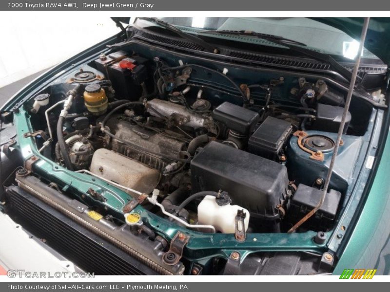 Deep Jewel Green / Gray 2000 Toyota RAV4 4WD
