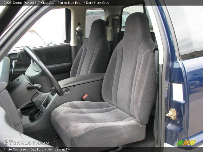 Patriot Blue Pearl / Dark Slate Gray 2003 Dodge Dakota SLT Club Cab