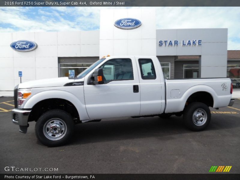 Oxford White / Steel 2016 Ford F250 Super Duty XL Super Cab 4x4