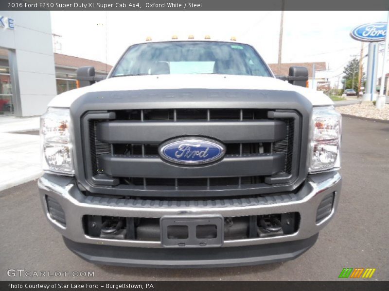 Oxford White / Steel 2016 Ford F250 Super Duty XL Super Cab 4x4