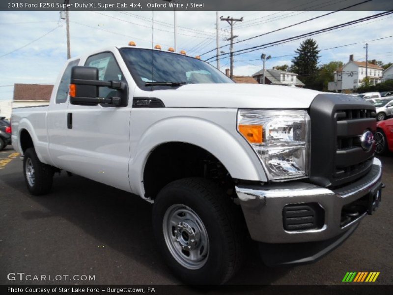 Oxford White / Steel 2016 Ford F250 Super Duty XL Super Cab 4x4