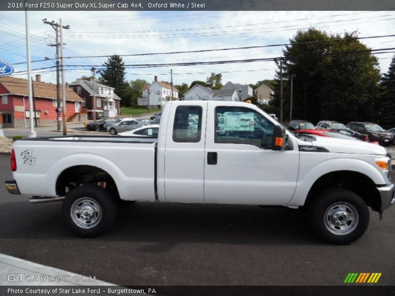 Oxford White / Steel 2016 Ford F250 Super Duty XL Super Cab 4x4