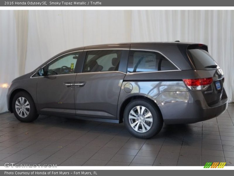 Smoky Topaz Metallic / Truffle 2016 Honda Odyssey SE