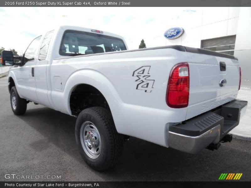 Oxford White / Steel 2016 Ford F250 Super Duty XL Super Cab 4x4