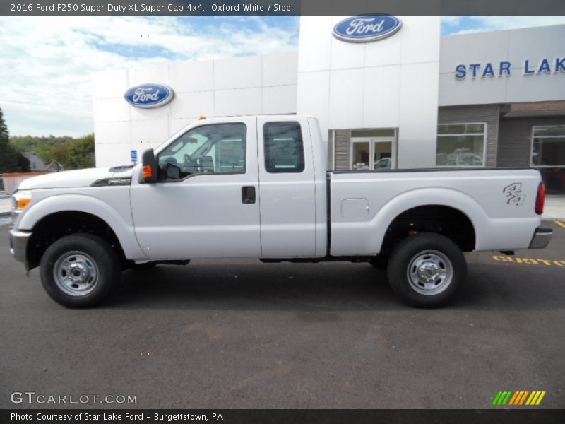 Oxford White / Steel 2016 Ford F250 Super Duty XL Super Cab 4x4
