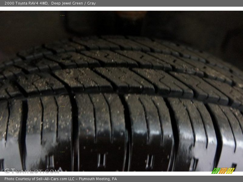 Deep Jewel Green / Gray 2000 Toyota RAV4 4WD