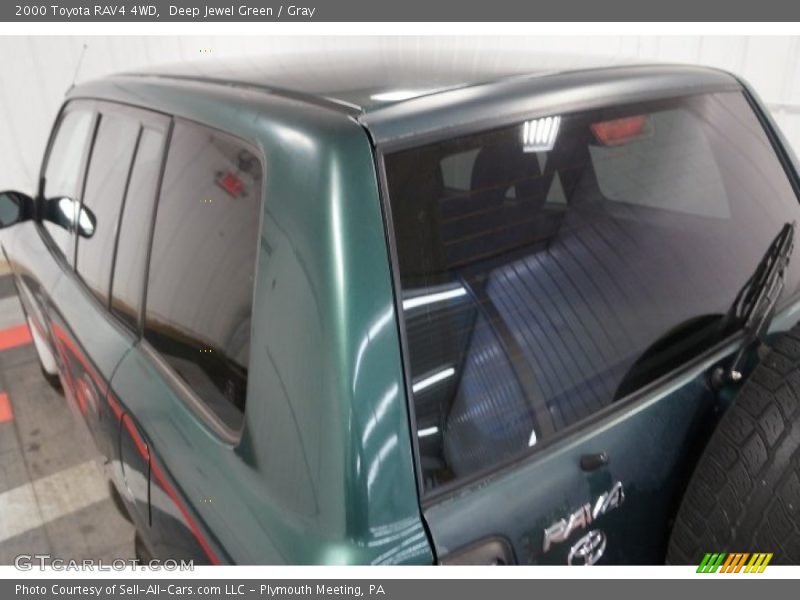 Deep Jewel Green / Gray 2000 Toyota RAV4 4WD