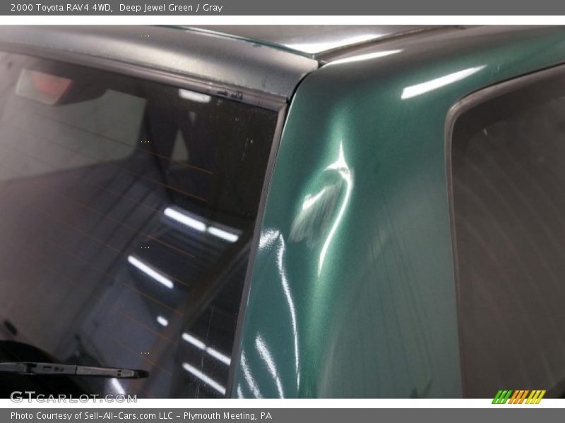 Deep Jewel Green / Gray 2000 Toyota RAV4 4WD