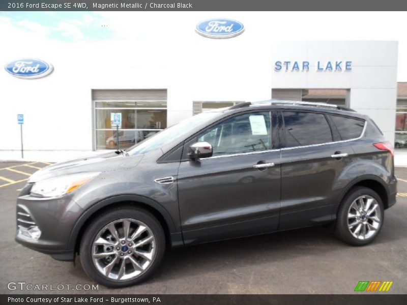 Magnetic Metallic / Charcoal Black 2016 Ford Escape SE 4WD