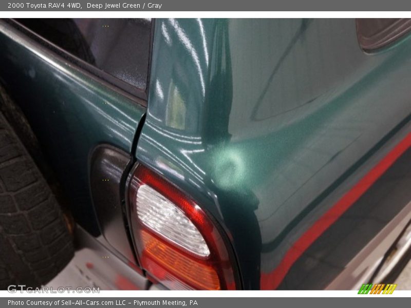 Deep Jewel Green / Gray 2000 Toyota RAV4 4WD