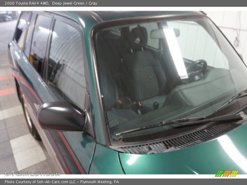 Deep Jewel Green / Gray 2000 Toyota RAV4 4WD