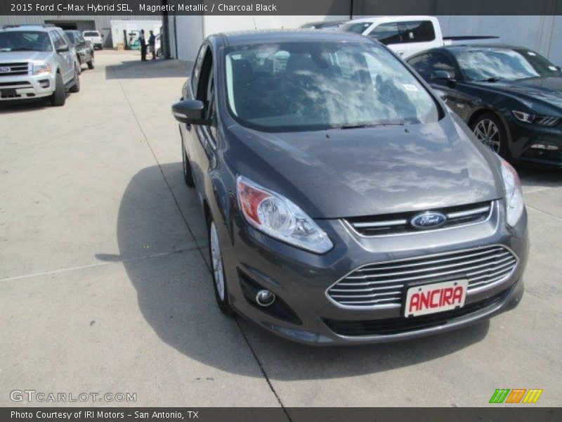 Magnetic Metallic / Charcoal Black 2015 Ford C-Max Hybrid SEL