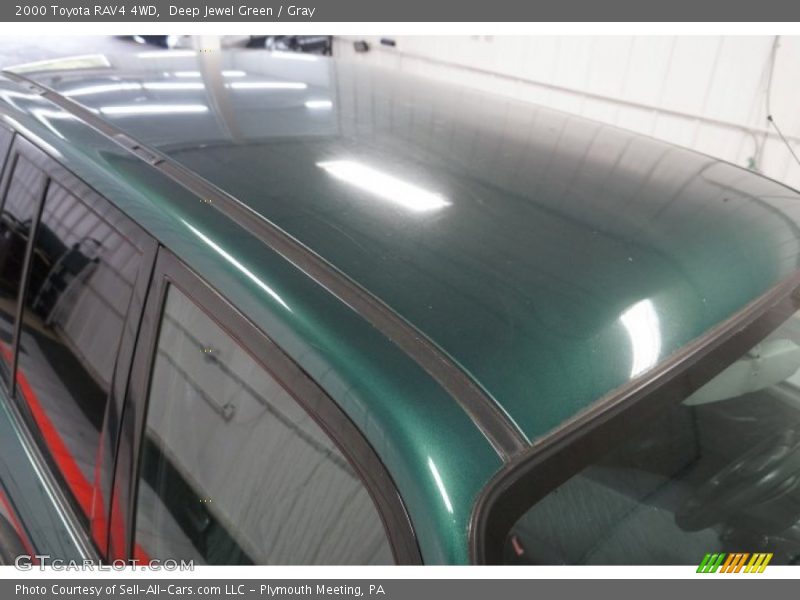 Deep Jewel Green / Gray 2000 Toyota RAV4 4WD