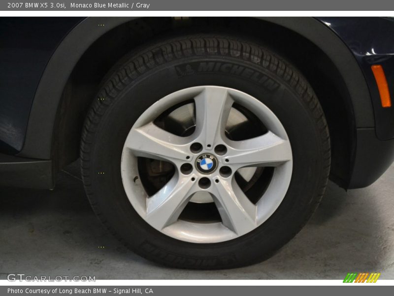 Monaco Blue Metallic / Gray 2007 BMW X5 3.0si