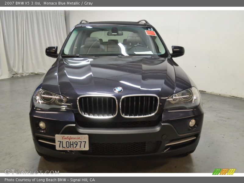 Monaco Blue Metallic / Gray 2007 BMW X5 3.0si