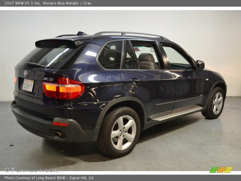 Monaco Blue Metallic / Gray 2007 BMW X5 3.0si