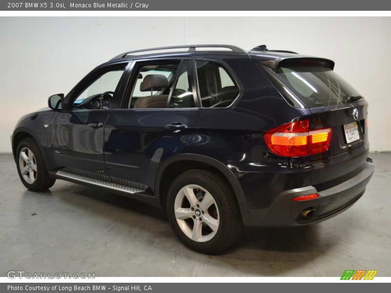 Monaco Blue Metallic / Gray 2007 BMW X5 3.0si