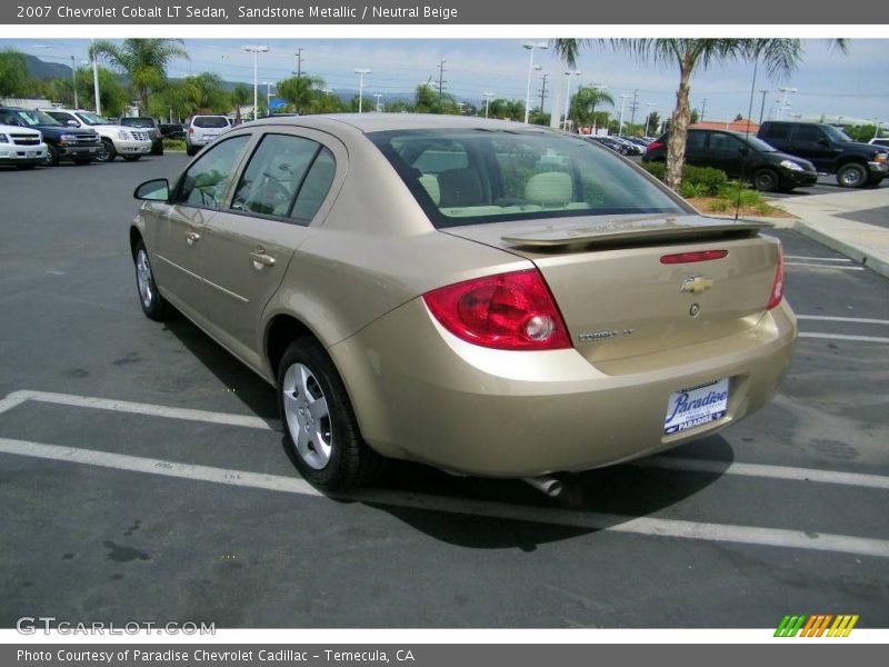 Sandstone Metallic / Neutral Beige 2007 Chevrolet Cobalt LT Sedan
