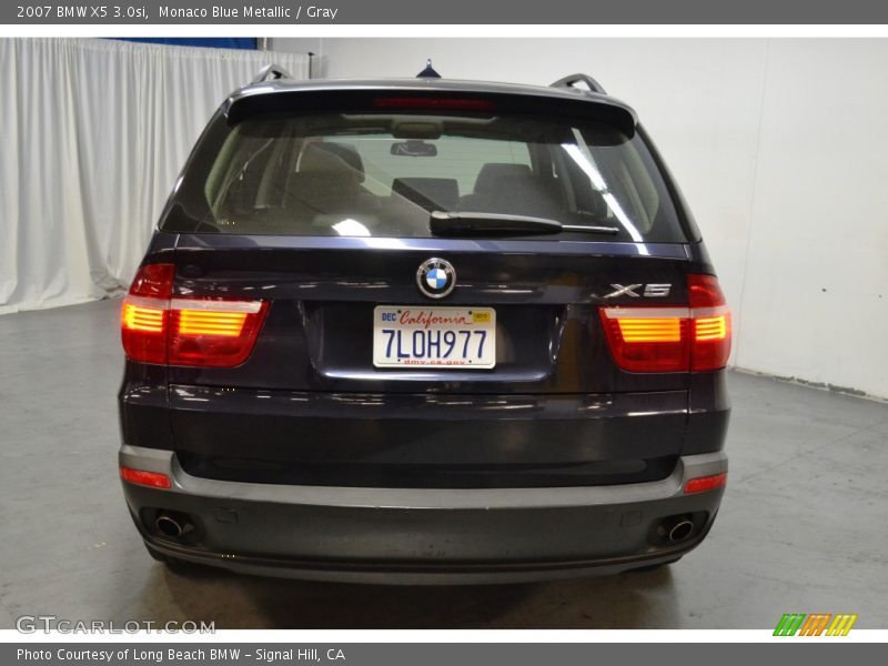 Monaco Blue Metallic / Gray 2007 BMW X5 3.0si