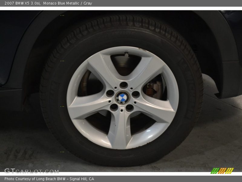 Monaco Blue Metallic / Gray 2007 BMW X5 3.0si