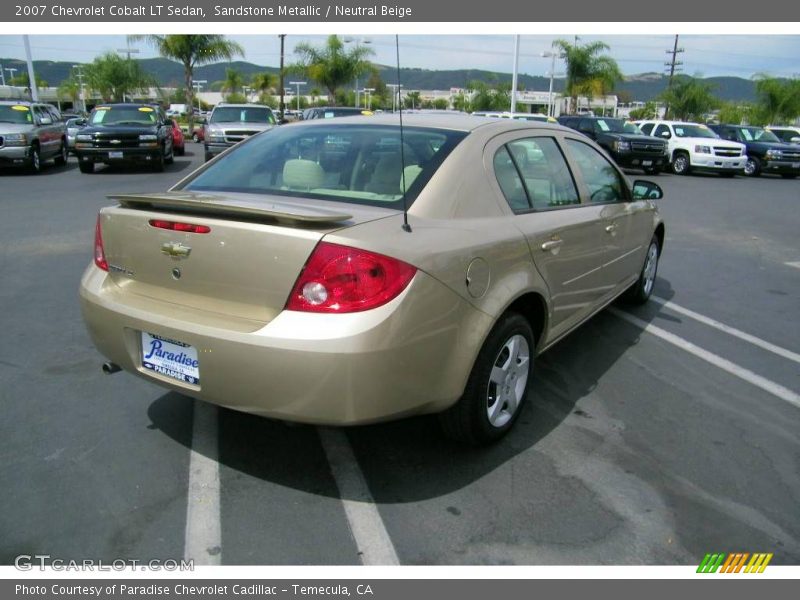 Sandstone Metallic / Neutral Beige 2007 Chevrolet Cobalt LT Sedan