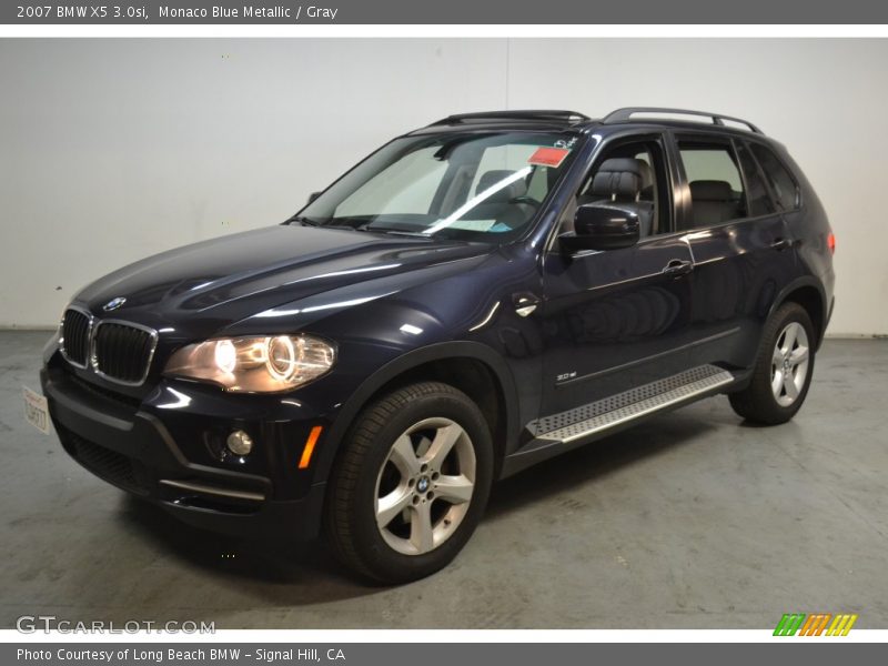 Monaco Blue Metallic / Gray 2007 BMW X5 3.0si