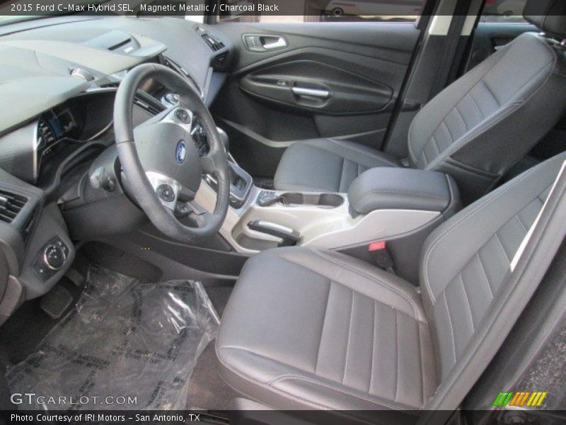 Magnetic Metallic / Charcoal Black 2015 Ford C-Max Hybrid SEL