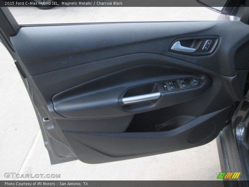 Magnetic Metallic / Charcoal Black 2015 Ford C-Max Hybrid SEL