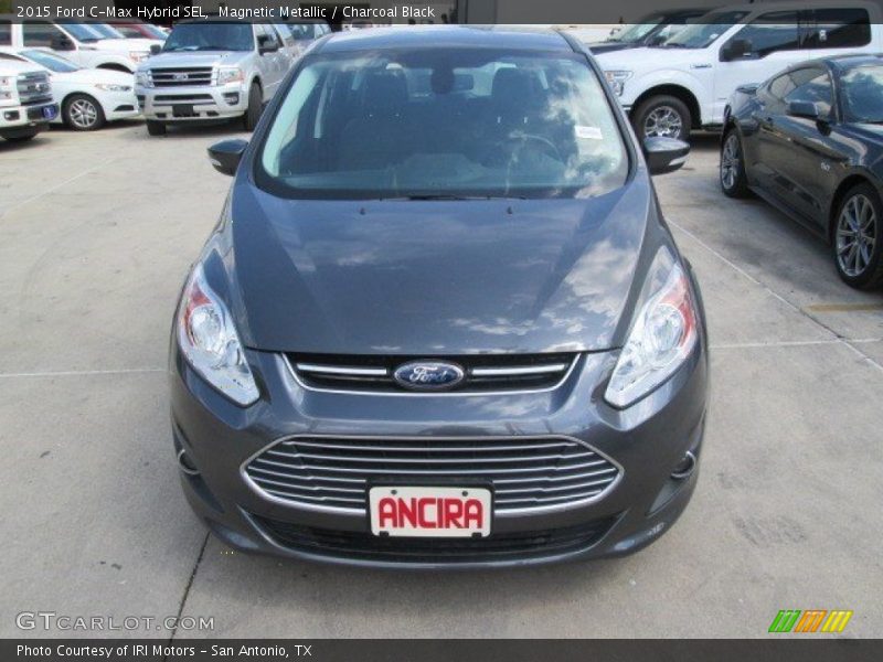 Magnetic Metallic / Charcoal Black 2015 Ford C-Max Hybrid SEL