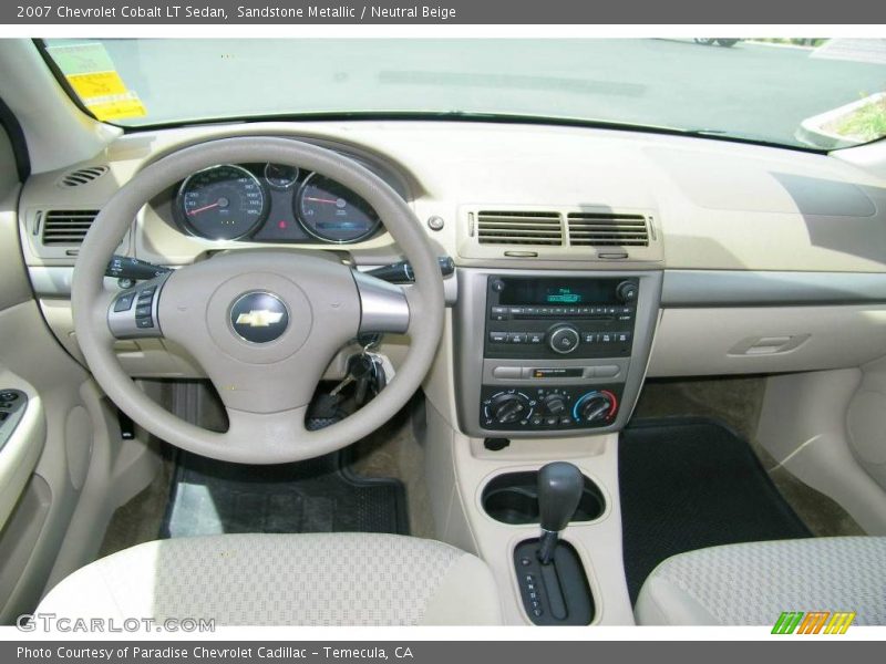 Sandstone Metallic / Neutral Beige 2007 Chevrolet Cobalt LT Sedan