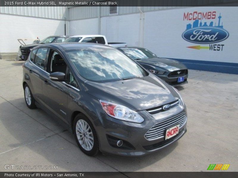 Magnetic Metallic / Charcoal Black 2015 Ford C-Max Hybrid SEL