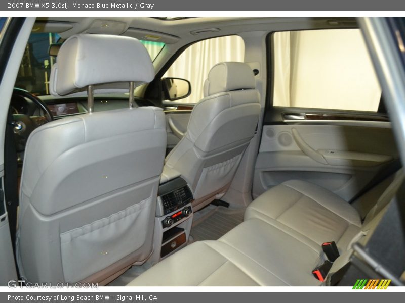 Monaco Blue Metallic / Gray 2007 BMW X5 3.0si