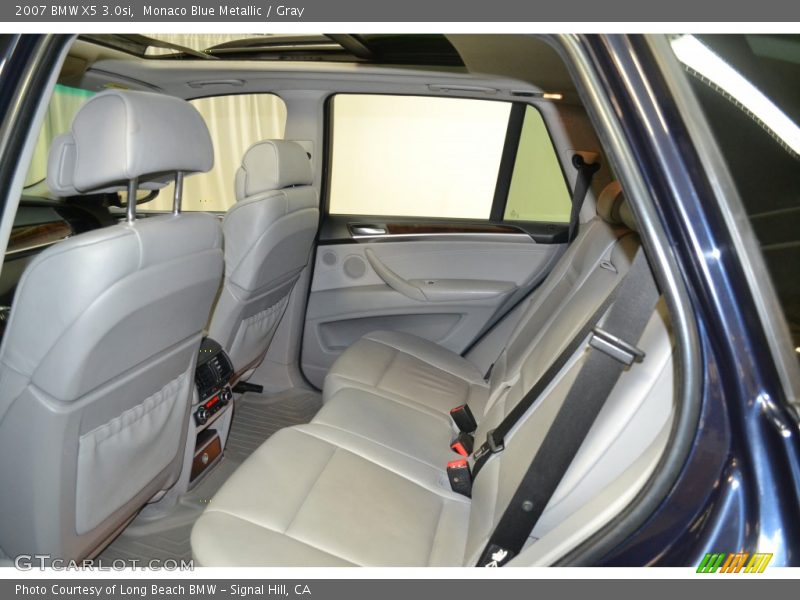 Monaco Blue Metallic / Gray 2007 BMW X5 3.0si