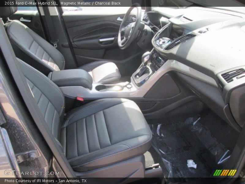 Magnetic Metallic / Charcoal Black 2015 Ford C-Max Hybrid SEL