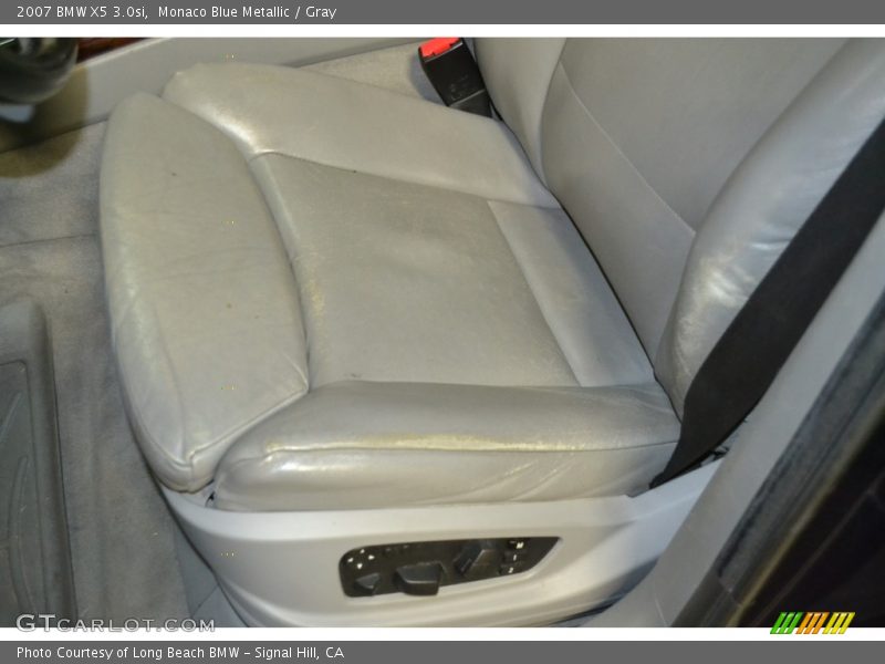 Monaco Blue Metallic / Gray 2007 BMW X5 3.0si