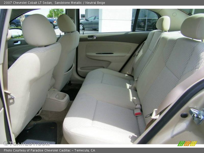 Sandstone Metallic / Neutral Beige 2007 Chevrolet Cobalt LT Sedan