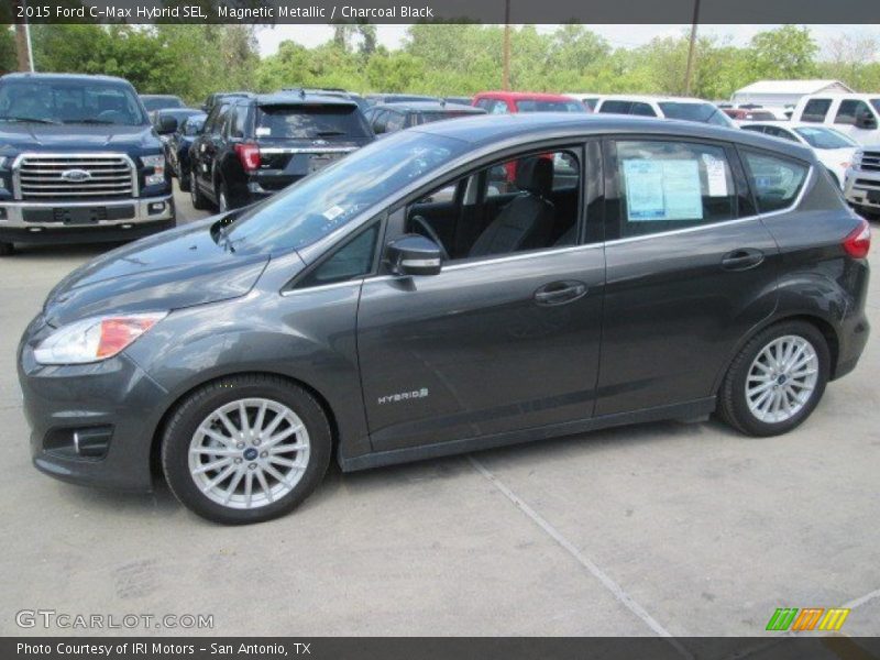 Magnetic Metallic / Charcoal Black 2015 Ford C-Max Hybrid SEL