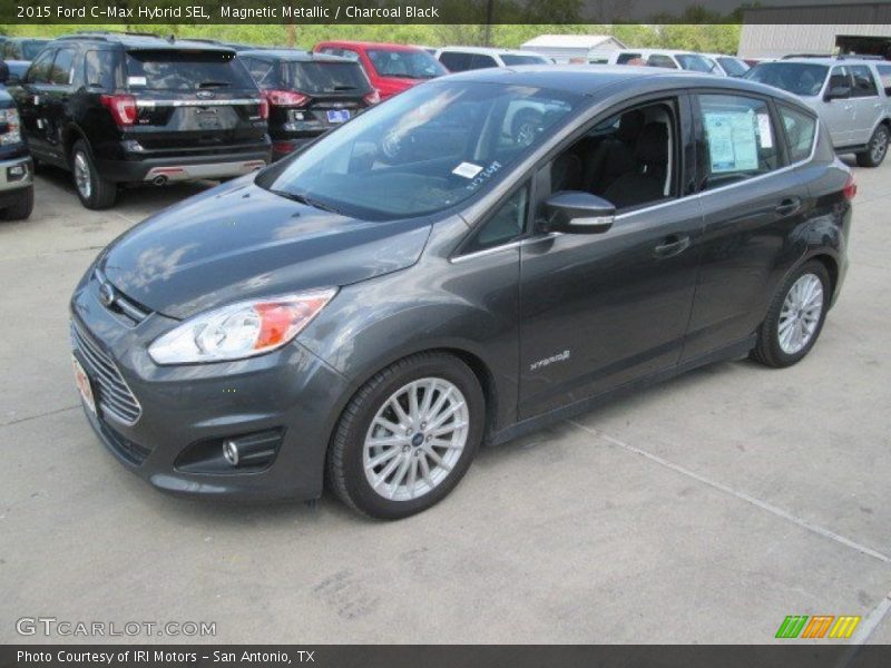 Magnetic Metallic / Charcoal Black 2015 Ford C-Max Hybrid SEL