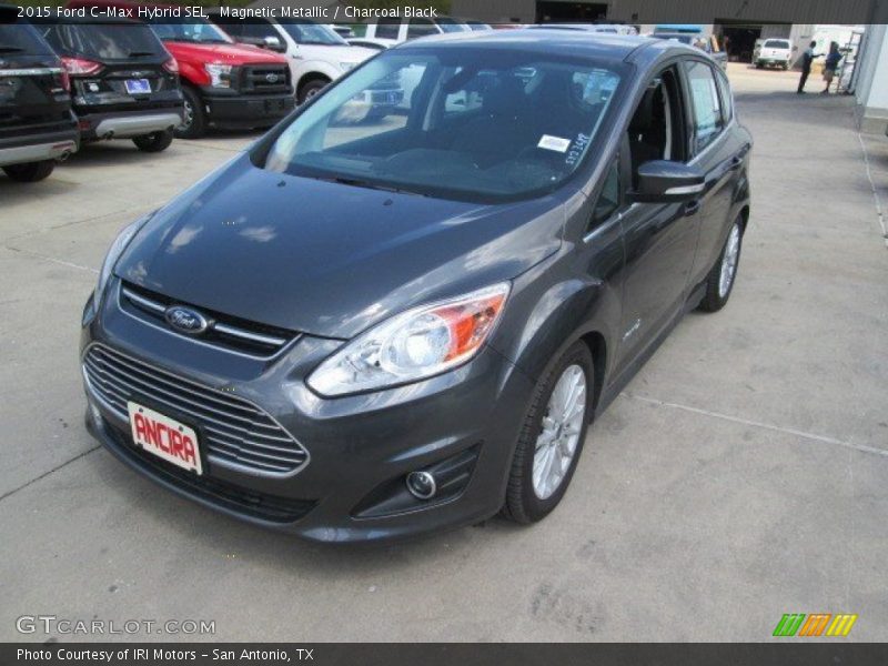 Magnetic Metallic / Charcoal Black 2015 Ford C-Max Hybrid SEL