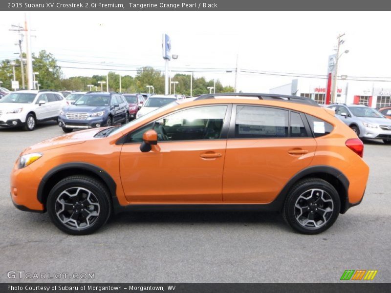 Tangerine Orange Pearl / Black 2015 Subaru XV Crosstrek 2.0i Premium
